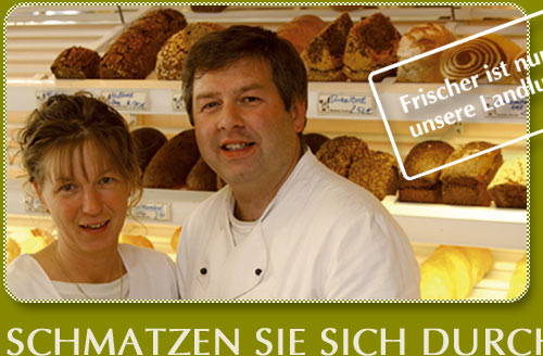 Zu sehen sind die Inhaber Erik Herrmann und  seine Frau Herrmann